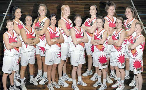 The Coffs Suns’ State League women’s team. The Coffs Suns’ State League women’s team.